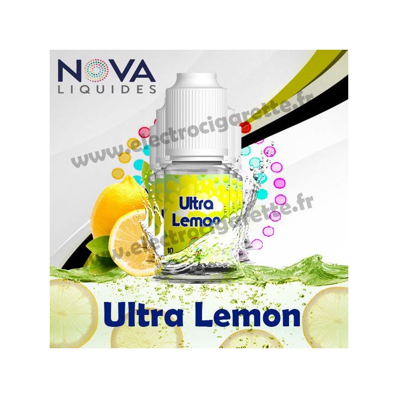 Pac 5 flacons Ultra Lemon - Nova Liquides Premium