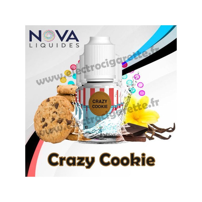 Pack 5 flacons Crazy Cookie - Nova Liquides Premium