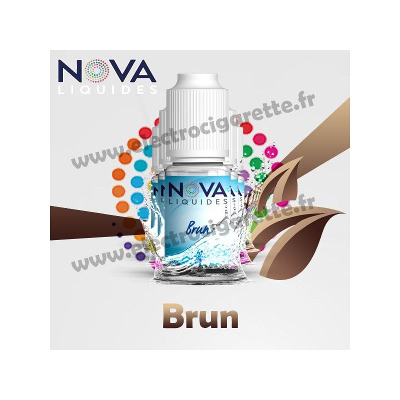 Pack 5 flacons Brun - Nova Liquides Original