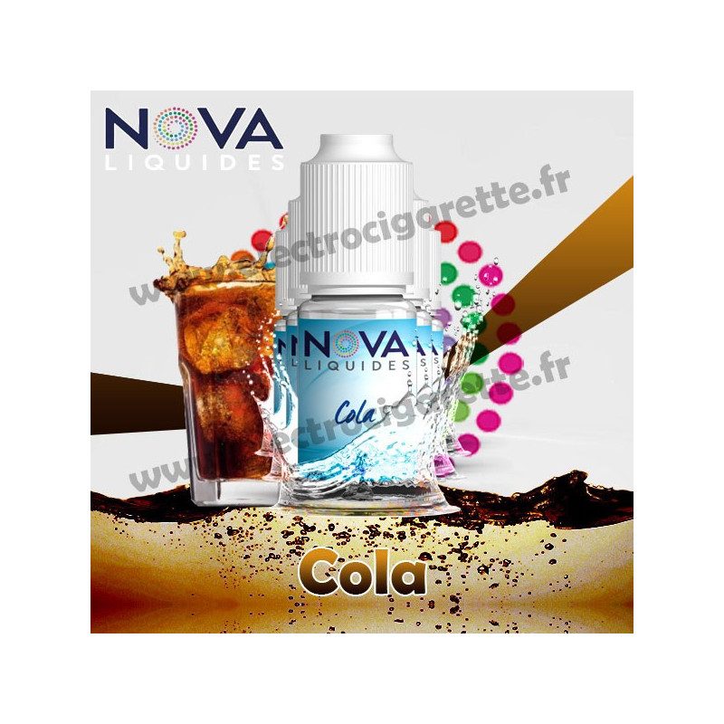 Pack 5 flacons Cola - Nova Liquides Original
