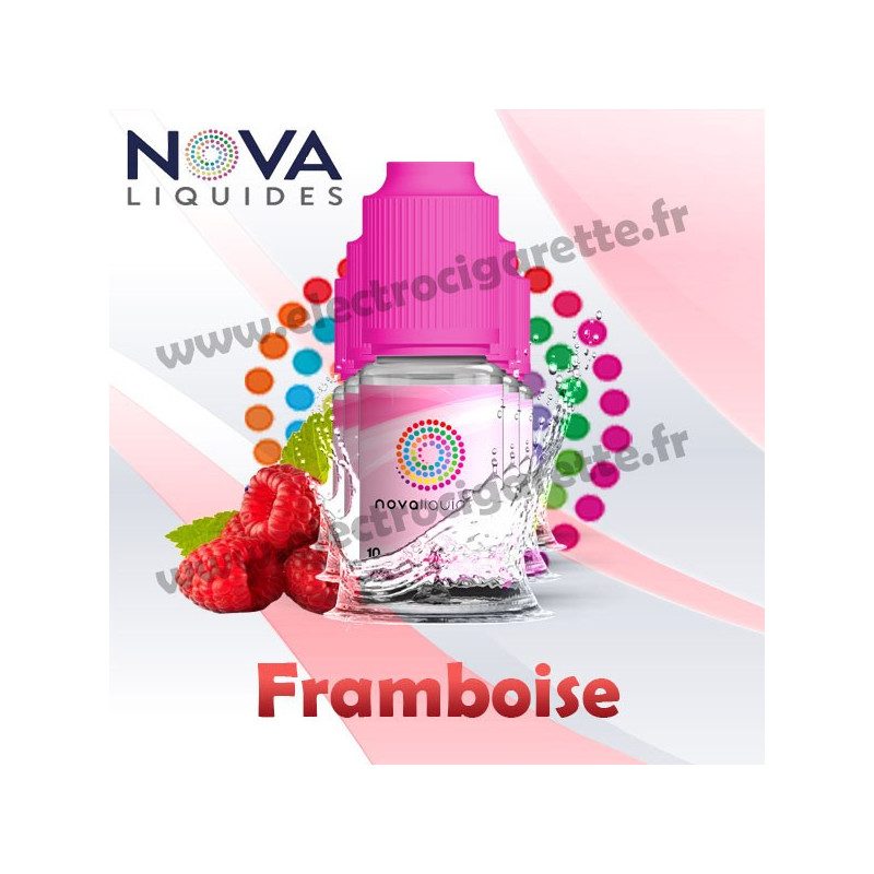 Pack 5 flacons Framboise - Nova Liquides