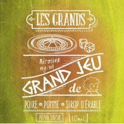 Pack de 5 flacons Grands Jeu - Les Grands by VDLV