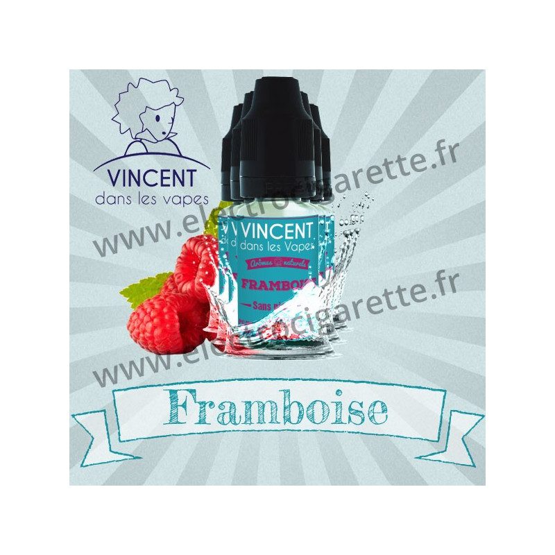 Pack de 5 flacons Framboise - Les incontournables by VDLV