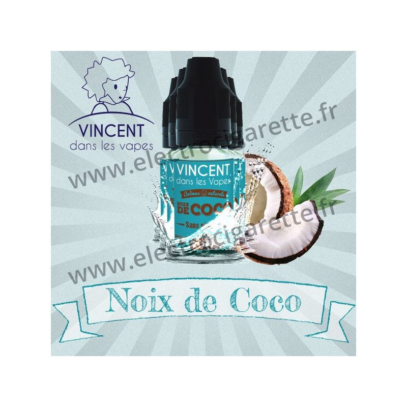 Pack de 5 flacons Noix de Coco - Les incontournables by VDLV