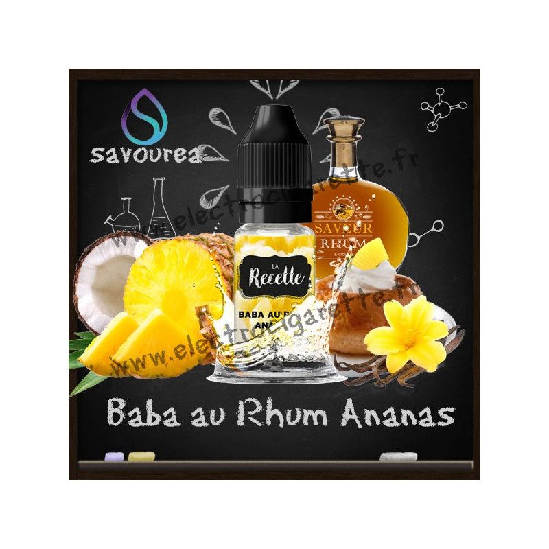 Baba au Rhum Ananas - La Recette Make It by by Savourea - Arôme concentré