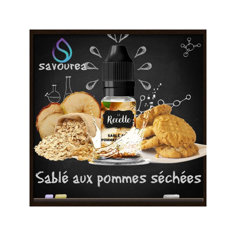 Sablé aux pommes séchées - La Recette Make It by by Savourea - Arôme concentré