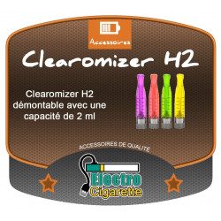 Clearomiseur H2 2 ml pour cigarette electronique eGo-T