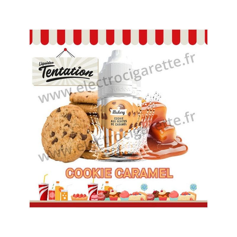 5 x 10 ml Cookie Caramel - Bakery Tentation - Liquideo