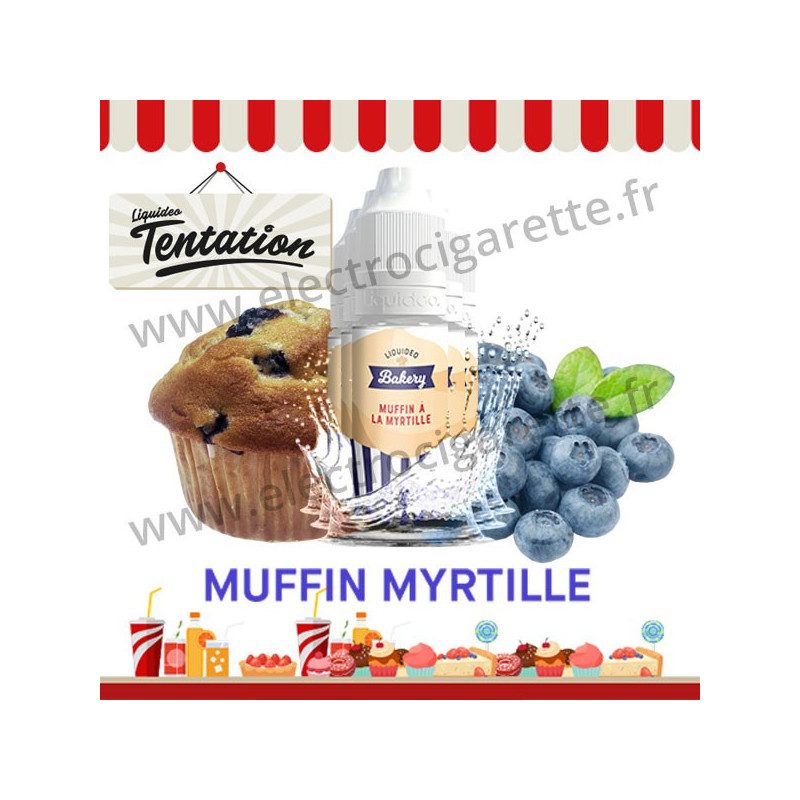 5 x 10 ml Muffin aux myrtilles - Bakery Tentation - Liquideo