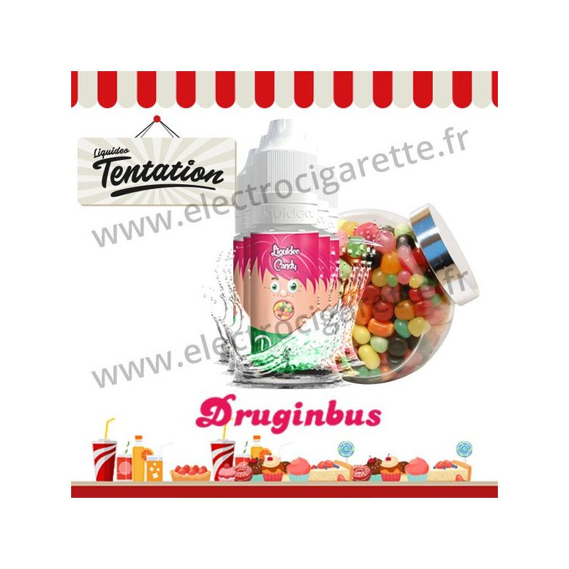 5 x 10 ml Druginbus - Candy Tentation - Liquideo