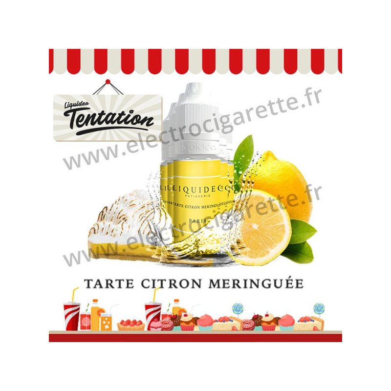 5 x 10 ml Tarte Citron Meringuée - Patisserie Tentation - Liquideo