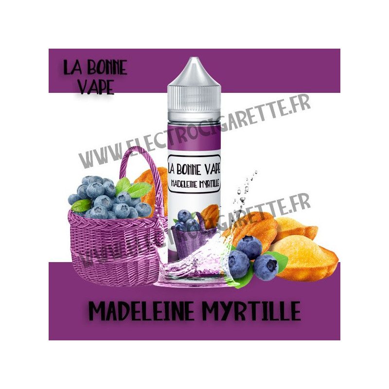 Madeleine Myrtille - La Bonne Vape - ZHC - 60 ml