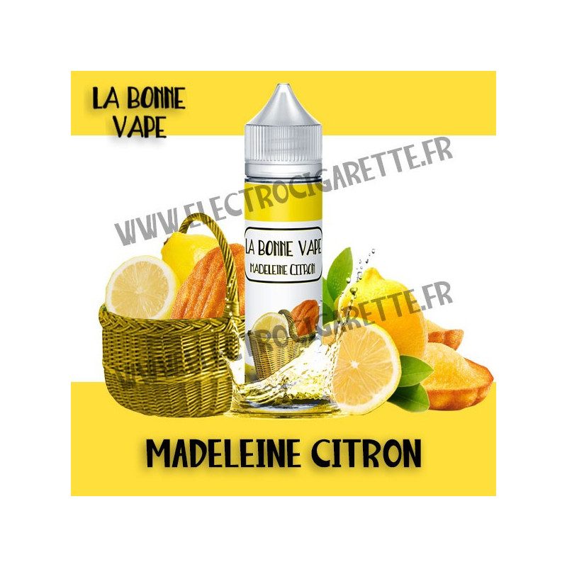 Madeleine Citron - La Bonne Vape - ZHC - 60 ml
