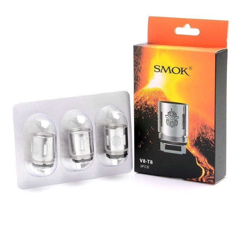 3 x Résistances - T8 TFV8 - Smoktech - Pack 3 x Résistances - T8 TFV8 - Smoktech - Pack