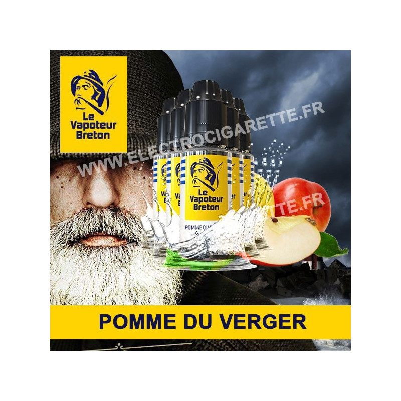 Pack de 5 x Pomme du verger - L'Authentic - Le Vapoteur Breton - 10 ml
