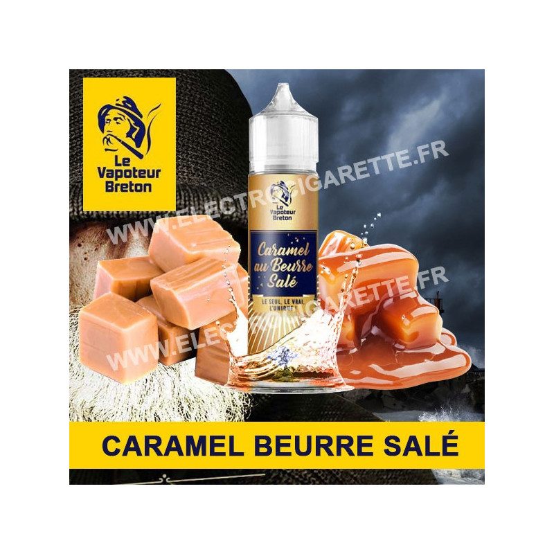 Caramel au beurre salé - L'Authentic - Le Vapoteur Breton - ZHC - 50 ml