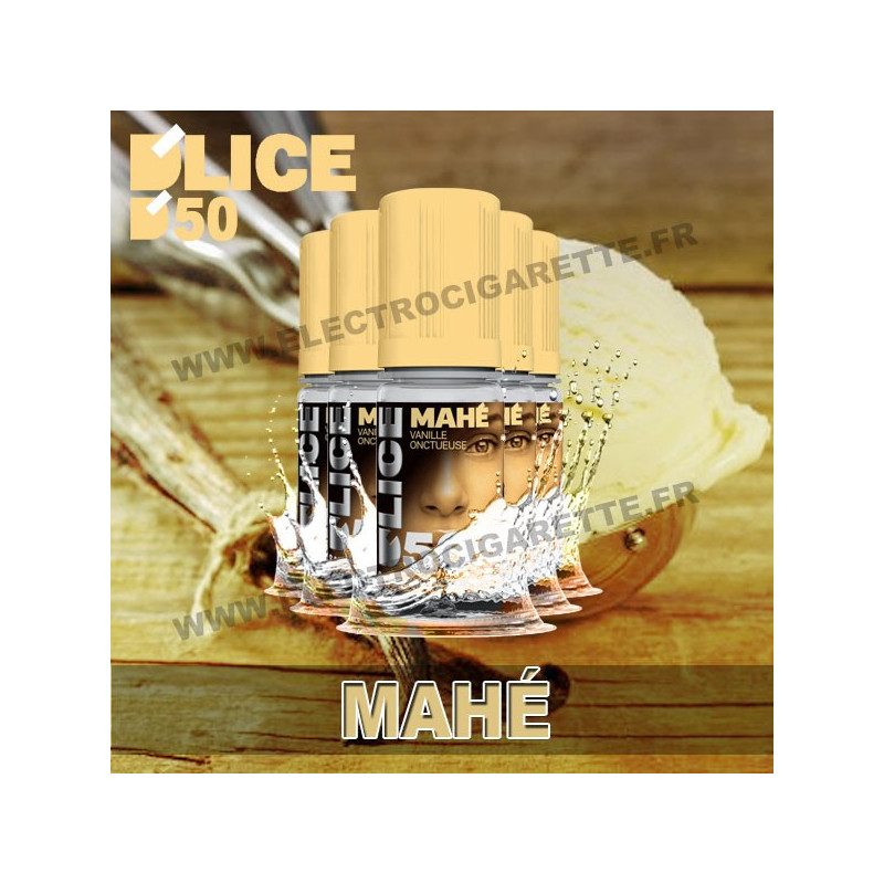 Pack 5 flacons 10 ml Mahé - D'50 - D'Lice Pack 5 flacons 10 ml Mahé - D'50 - D'Lice