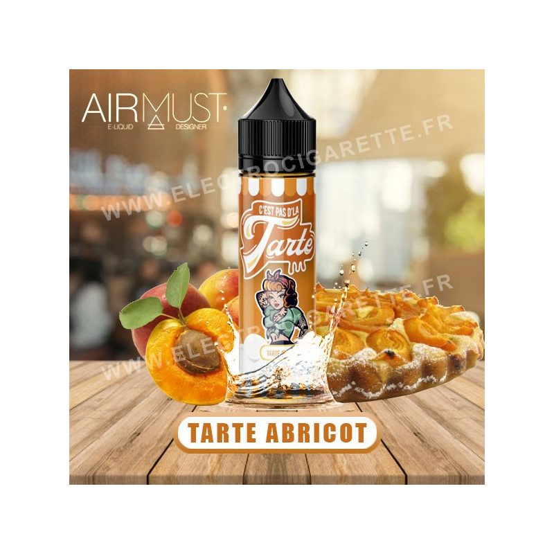 Tarte Abricot - C'est pas d'la tarte - Airmust - ZHC 50 ml