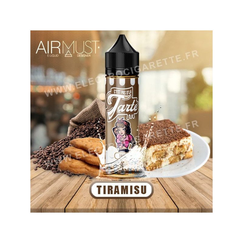 Tiramisu - C'est pas d'la tarte - Airmust - ZHC 50 ml
