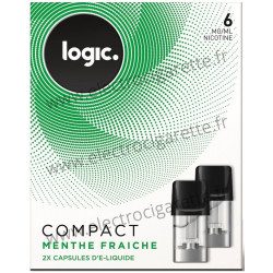 Menthe Fraîche - Pack de 2 x Capsules (Pod) - Logic Compact