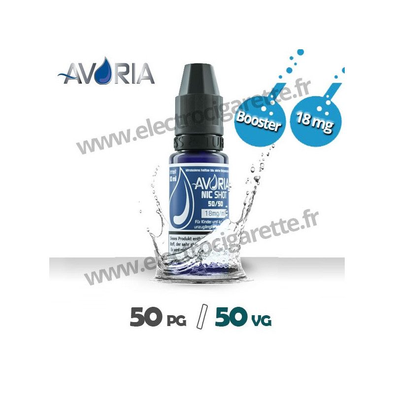 Booster Nicotine - 18 mg - Avoria - 50% PG / 50% VG