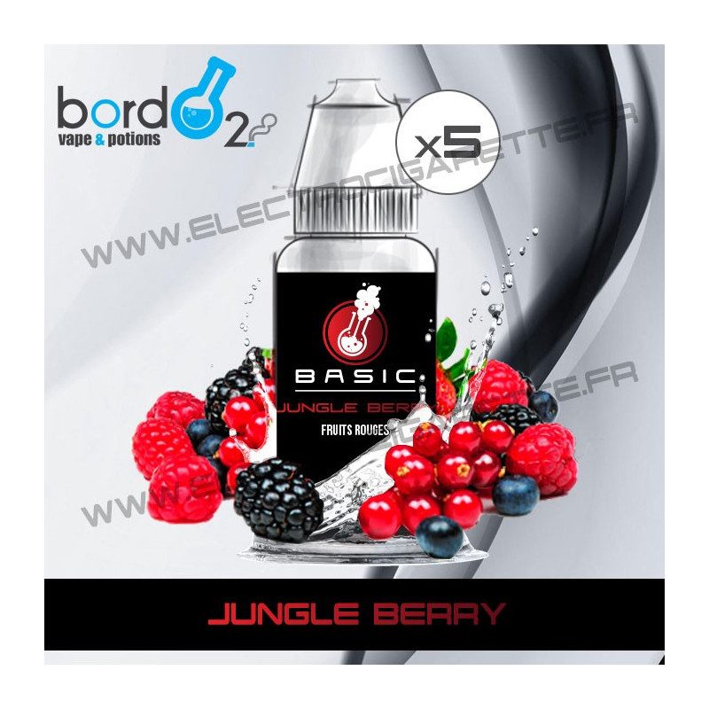 Pack de 5 x Jungle Berry - Basic - Bordo2
