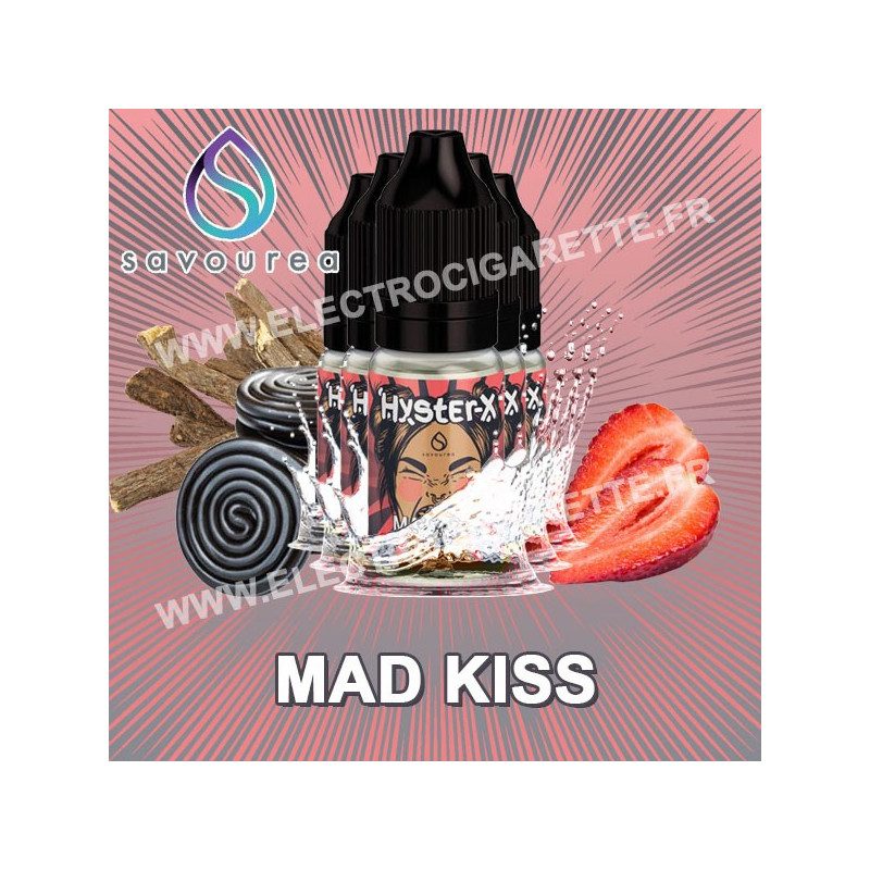 Pack 5 flacons Mad Kiss - Hyster-X - Savourea - 10 ml