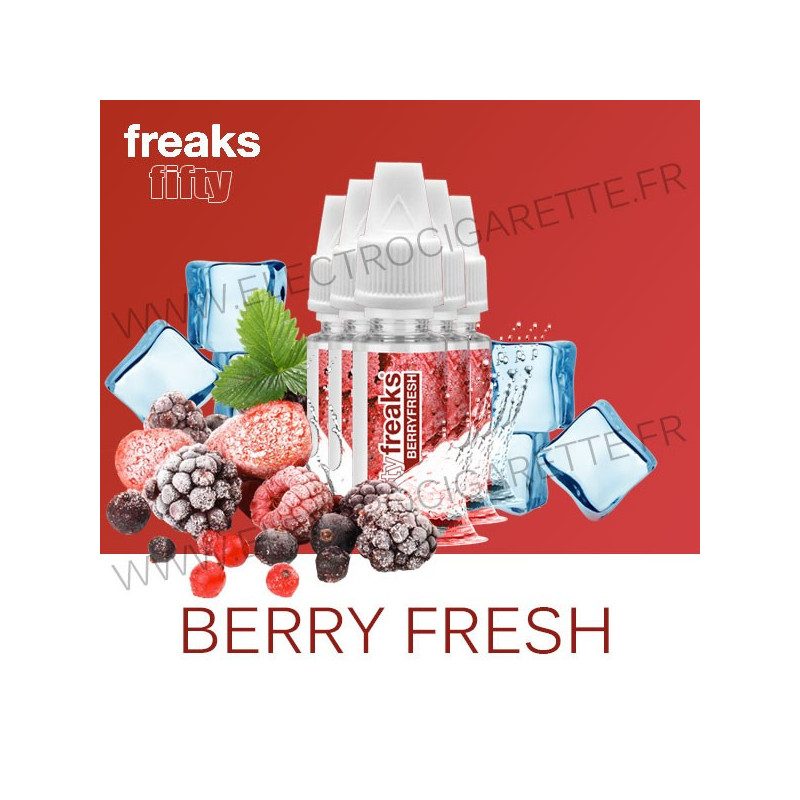 Pack de 5 x Berry Fresh - Fifty Freaks - 10 ml