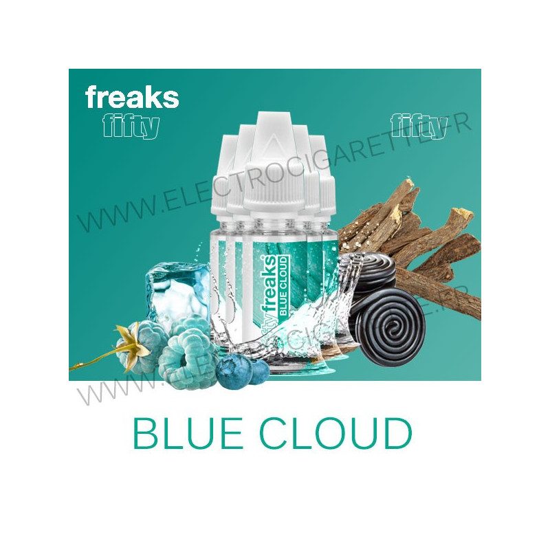 Pack de 5 x Blue Cloud - Fifty Freaks - 10 ml Pack de 5 x Blue Cloud - Fifty Freaks - 10 ml