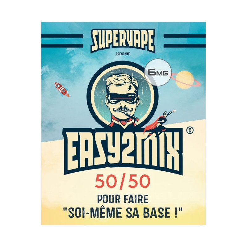 Base Easy2Mix 50/50 - 6mg - 200ml - SuperVape