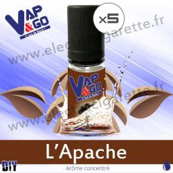 L'Apache - Vape&Go - Arôme concentré DiY - 5x10 ml