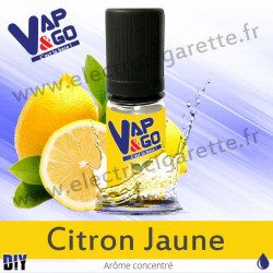 Citron Jaune - Vape&Go - Arôme concentré DiY - 10 ml