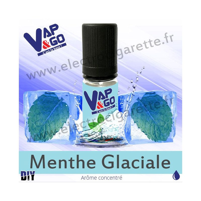Menthe Glaciale - Vape&Go - Arôme concentré DiY - 10 ml
