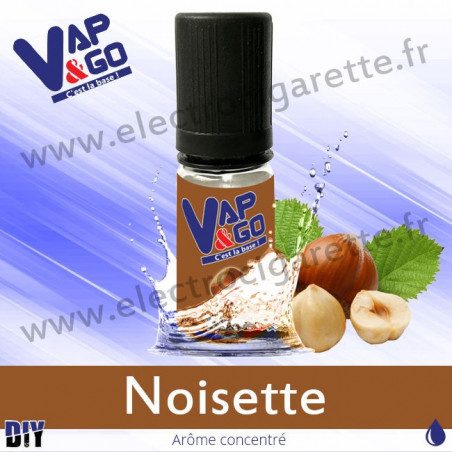 Noisette - Vape&Go - Arôme concentré DiY - 10 ml
