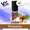 Noisette - Vape&Go - Arôme concentré DiY - 5x10 ml