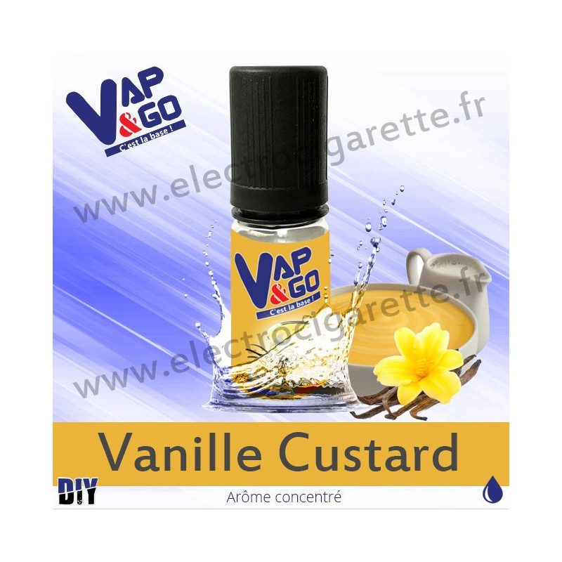 Vanille Custard - Vape&Go - Arôme concentré DiY - 10 ml