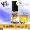 Vanille Custard - Vape&Go - Arôme concentré DiY - 5x10 ml