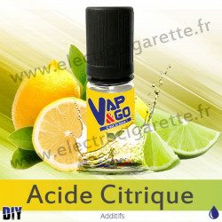 Acide Citrique - Vape&Go - Additif DiY - 10 ml