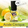 Acide Citrique - Vape&Go - Additif DiY - 5x10 ml