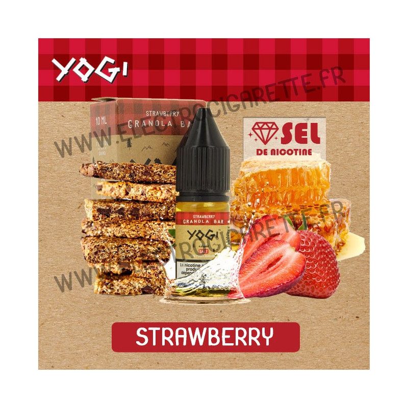 Strawberry - Nic Slat - Yogi - 10ml - Sel de nicotine