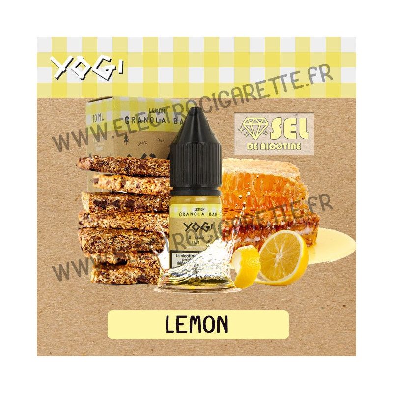 Lemon - Nic Salt - Yogi - 10ml - Sel de nicotine