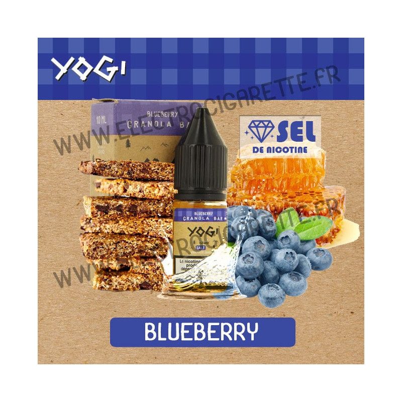Blueberry - Nic Salt - Yogi - 10ml - Sel de nicotine