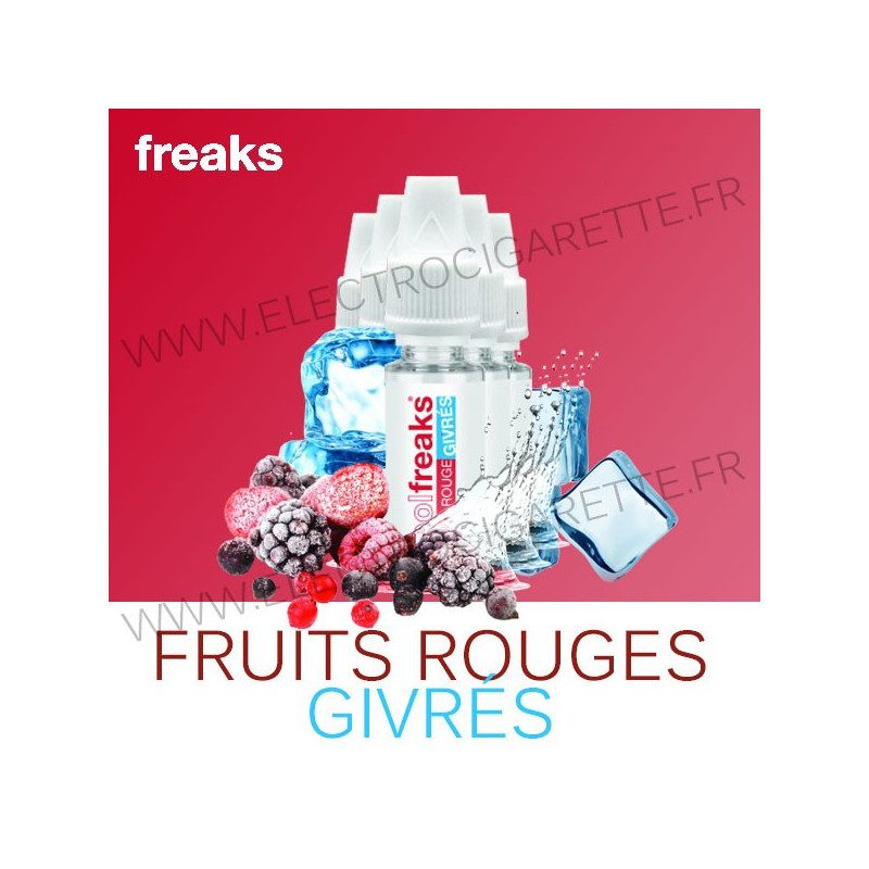 Pack de 5 x Fruits Rouges Givré - Freaks - 10 ml