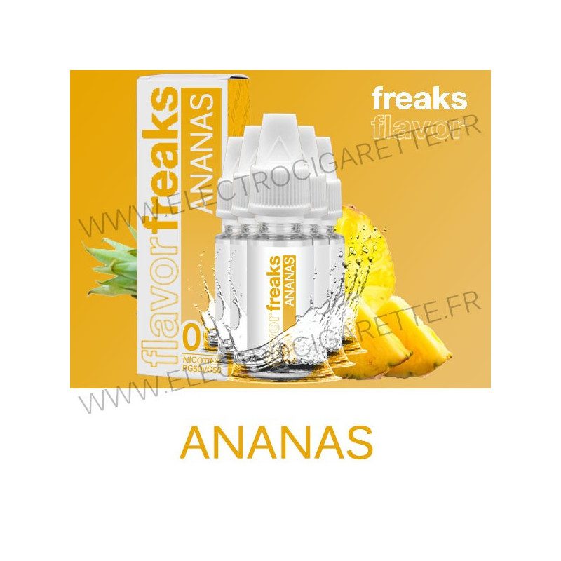 Pack de 5 x Ananas - Freaks - 10 ml Pack de 5 x Ananas - Freaks - 10 ml
