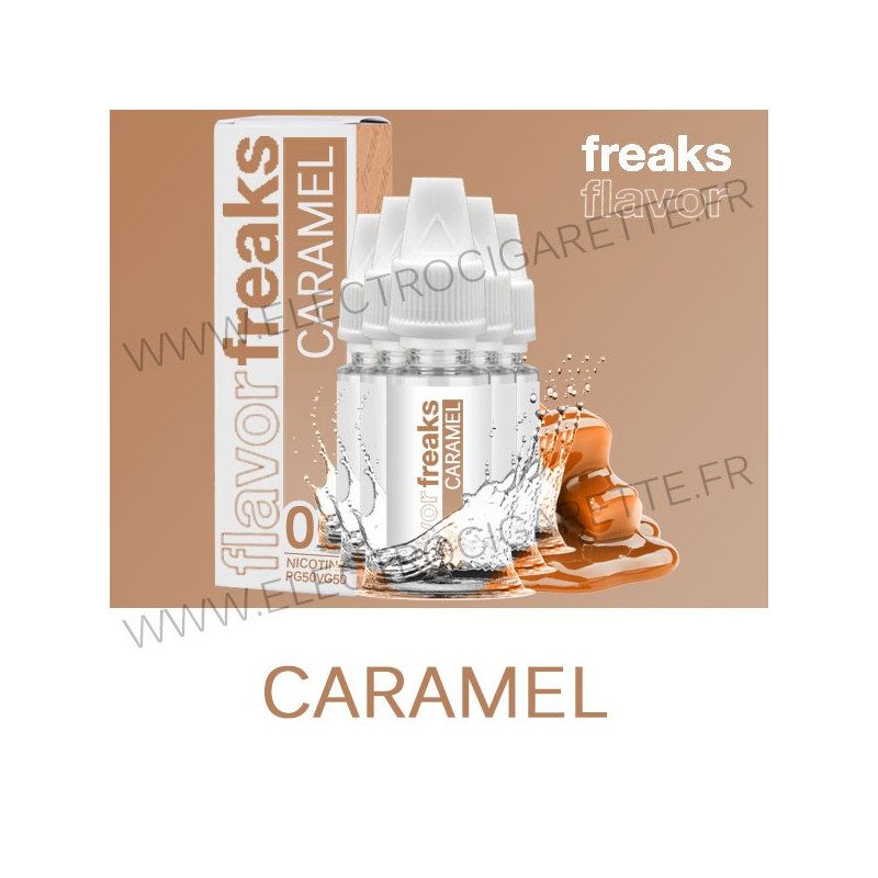 Pack de 5 x Caramel - Freaks - 10 ml