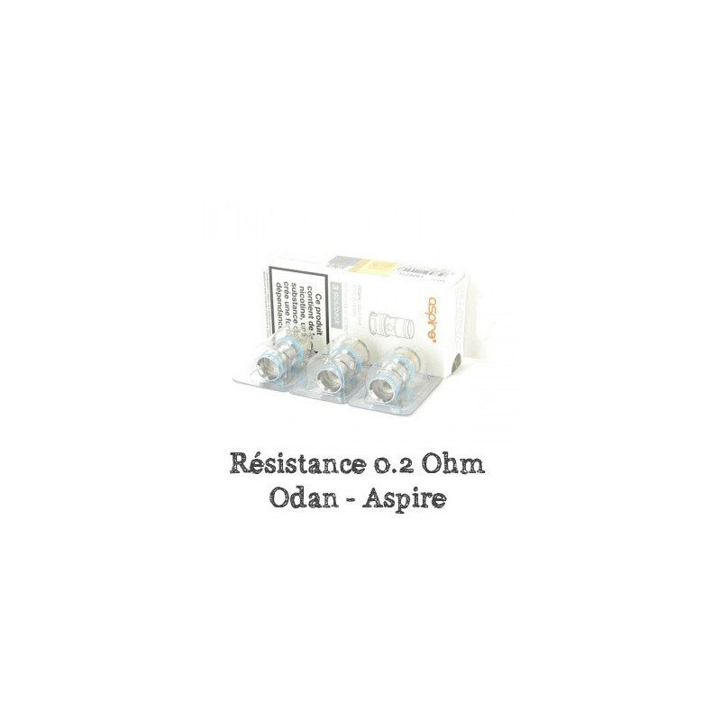 Pack de 3 x résistances Odan - Aspire - 0.3 Ohm