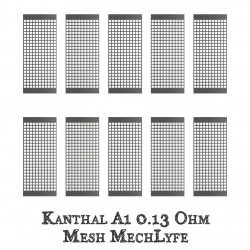 Pack de 10 x Mesh - MechLyfe - Kanthal A1 0.13 Ohm