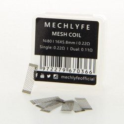 Pack de 10 x Mesh - MechLyfe - Ni80 0.22 Ohm - Boite