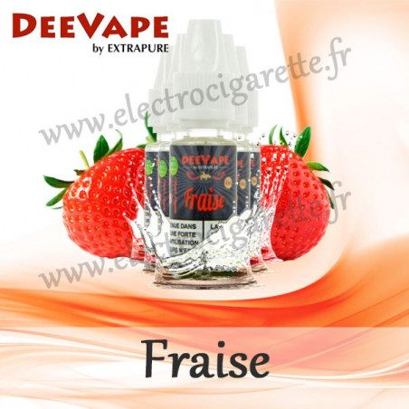 Pack de 5 x Fraise - Deevape - ExtraPure - 10ml