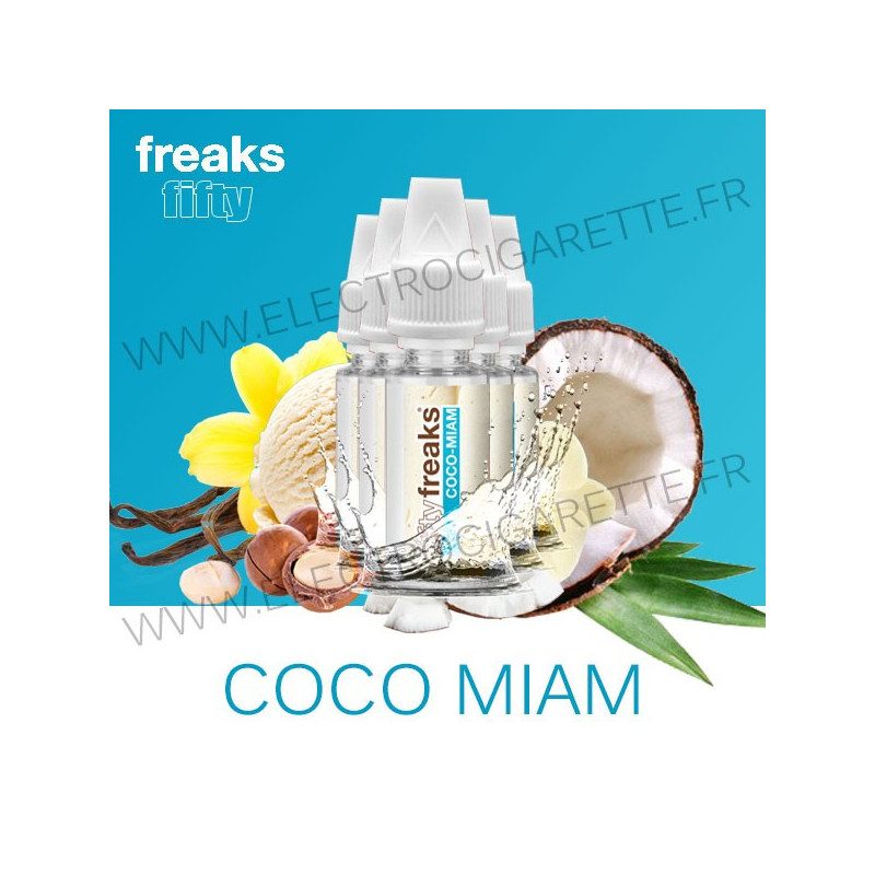 Pack de 5 x Coco Miam - Fifty Freaks - 10 ml
